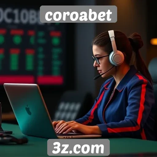 Como funciona o suporte ao cliente da Coroabet